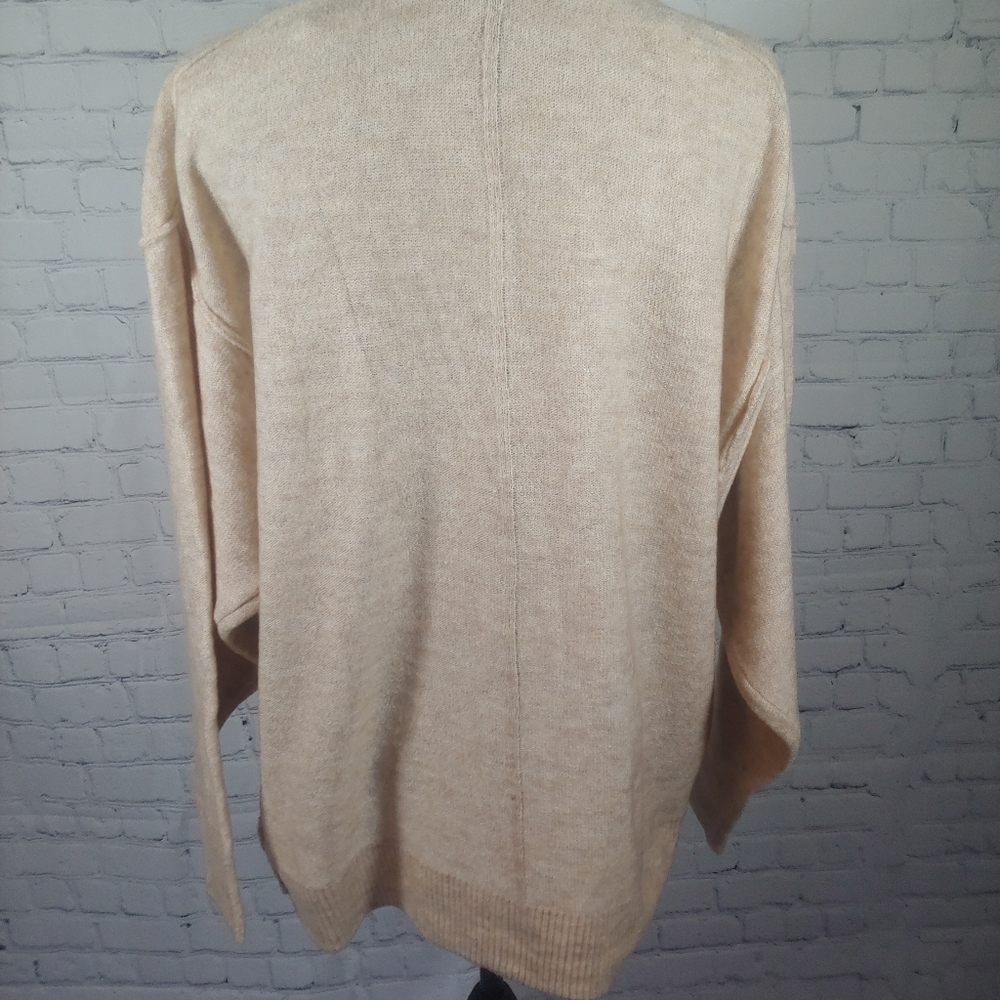 Zenana Melange Button Down Oversized Sweater - Picture 4 of 7